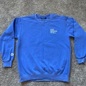 Not Gonna Lie Kylie Kelce Podcast Pullover Sweatshirt Embroidered sz M by Wave